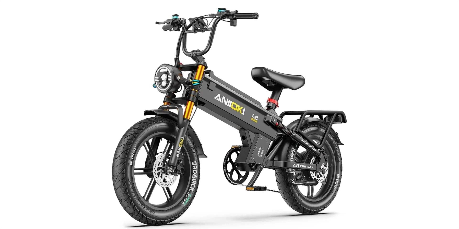Aniioki lança e-bike de 6.000W que se aproxima de motocicleta elétrica