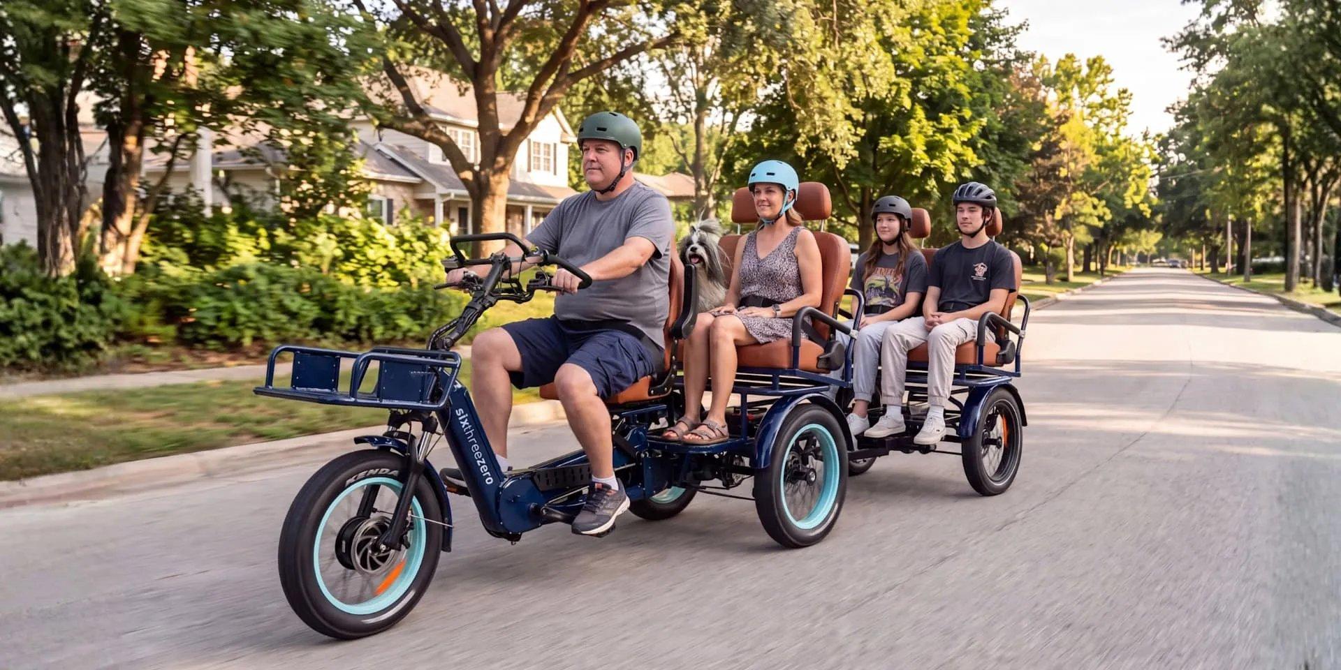 E-bike revolucionária comporta sete pessoas e encanta no Brasil